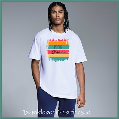 Organic Cotton Grunge Square Tshirt